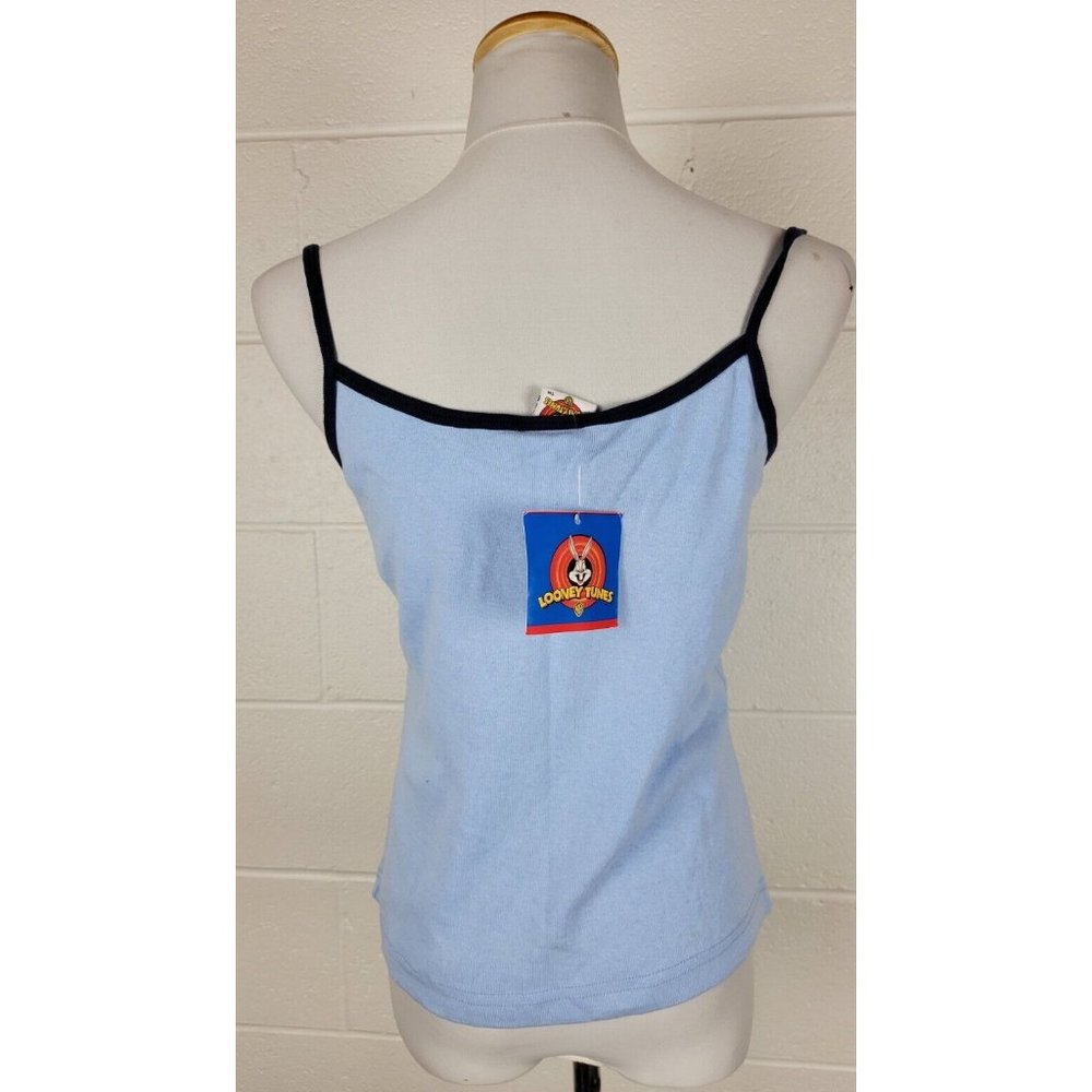 Vintage 90s NWT Warner Bros Looney‎ Tunes Tweety Surf Wear Tie Dye Tank Top XL - Picture 5 of 10